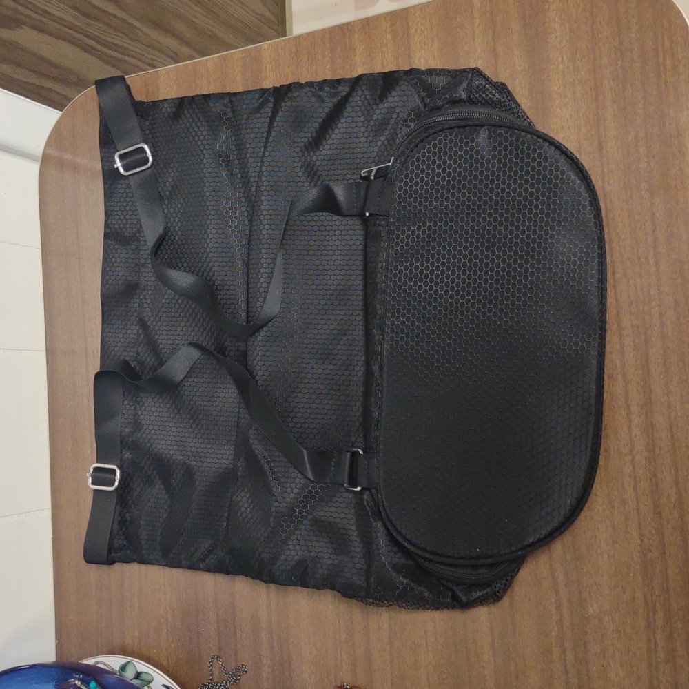 Black Backpack With Waterproof Divider - image 2